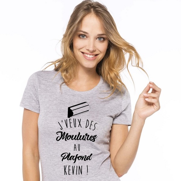 T-Shirt  Des moulures au plafond Kevin 